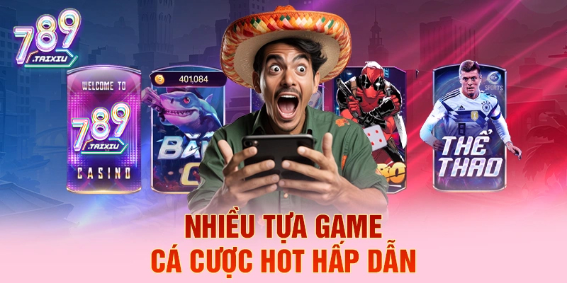 Đa dạng tựa game cá cược tại cổng game zowin